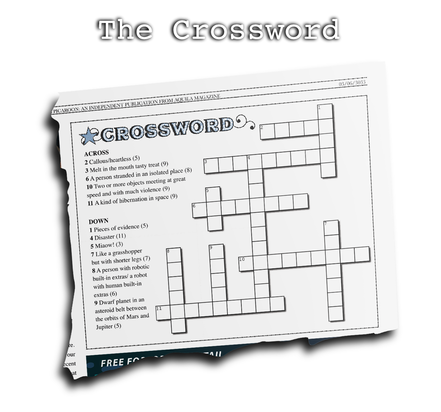 The crossword aquila blog