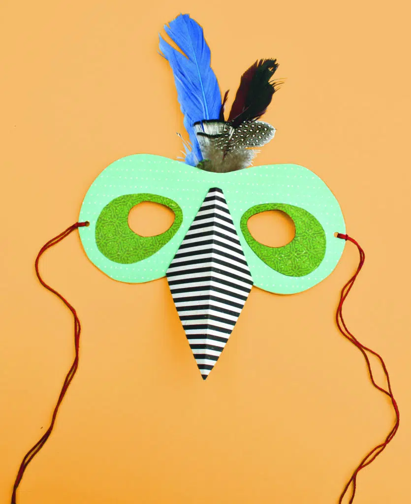 make a bird mask
