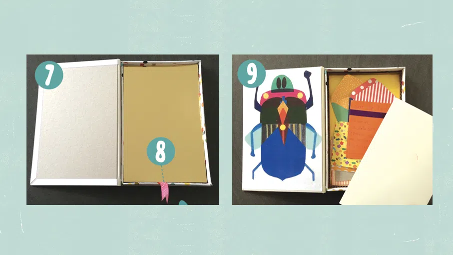 Step by step secret hollow book safe