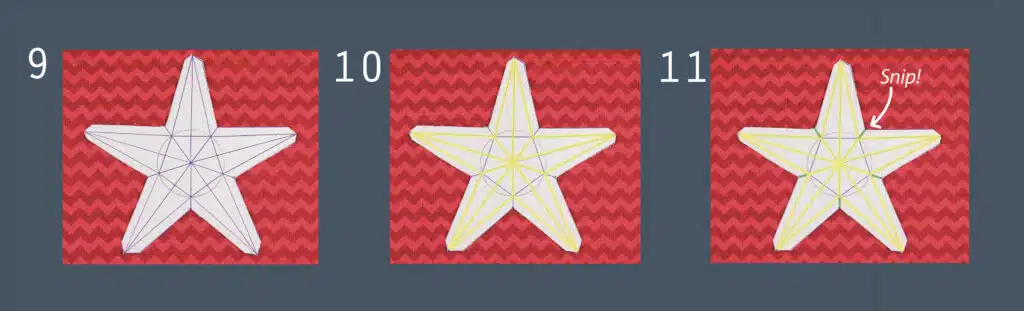 make paper star step by step